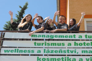 Studenti Střední školy cestovního ruchu Rožnov pod Radhoštěm